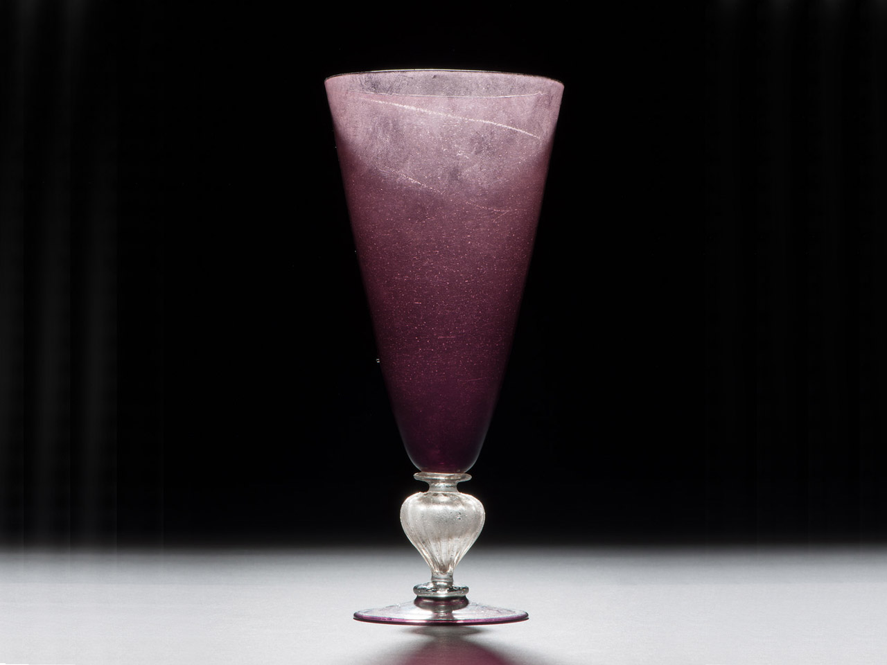 onbekend, kelkglas, 1600-1700